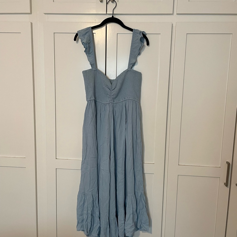 Coastal Boutique dusty blue romper